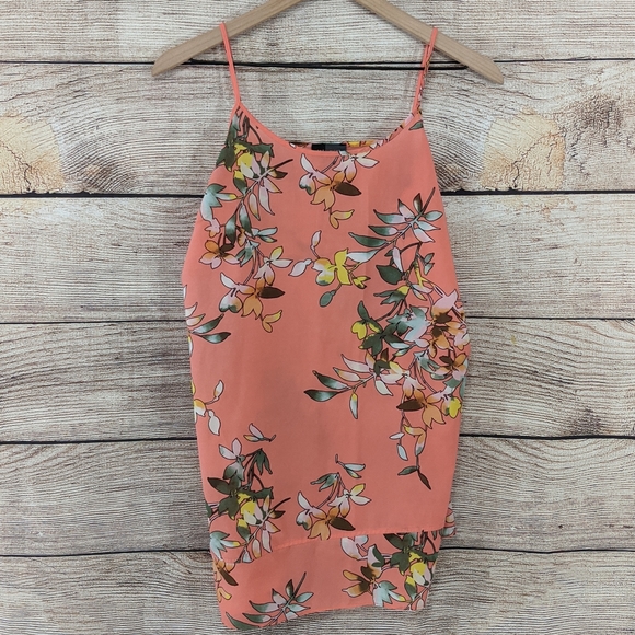 The Limited Tops - The Limited floral slip tank